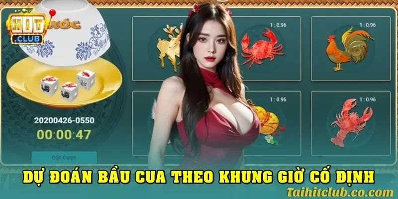 Dự đoán bầu cua online theo khung giờ cố định