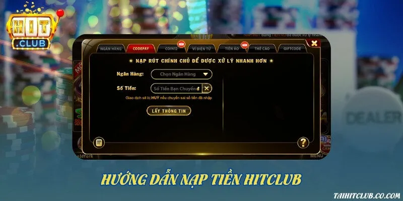 Nạp tiền Hitclub
